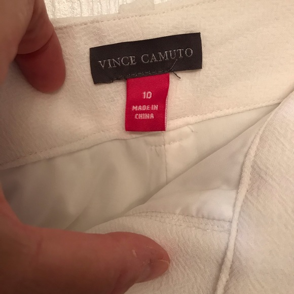 Vince Camuto White lined pants - Picture 6 of 8